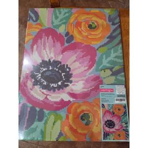 Canvas Floral Diamond Painting Kit 11.8x15.7